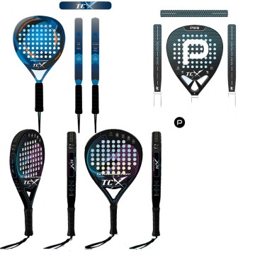 TCX OEM 2022 New Style Padel Rackets Carbon Fiber EVA Filling Racquet