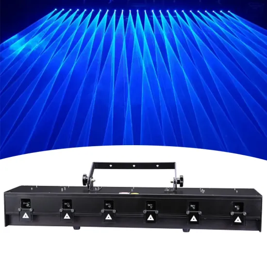 Colorful 6 Lens RGB Full Color Laser Bar with 6 Heads: An Exciting Stage Light for Disco and Animation