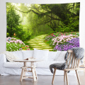 3D Green shade dustproof tapestry