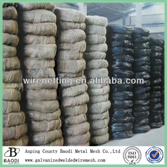 12 gauge black annealed coil wire (Baodi Manufacture ISO9001:2000)