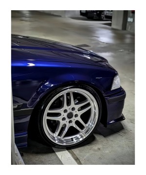 Vente chaude BMW 3 4 5 Série E90 E46 E60 E36 F30 F10 Cast 5x120 Silver 18 pouces Style 37