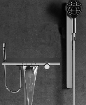 High-Quality Modern Thermostatic Wall-Mounted Bathroom Shower Set