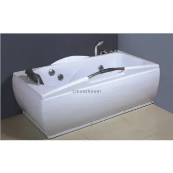 New ABS White Acrylic massage bathtub for better life whirlpoolbathtub