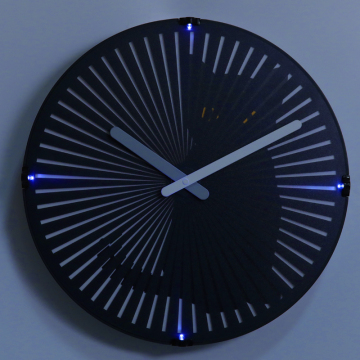 Cat Motion Clock with Night Light for Decoration