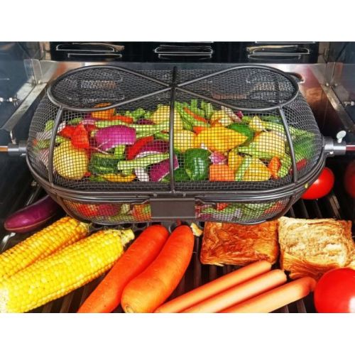 Rotisserie Basket Oven Baking Cage for Nuts