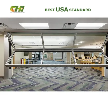 Full View Folding Overhead Door