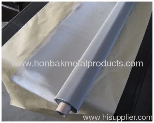 316 Material 400mesh Stainless Steel Wire Mesh 