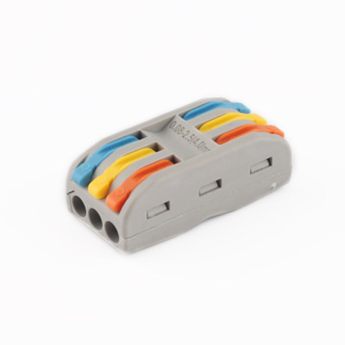 PCT-2-3 Conjoint Cage Spring Terminal Block ที่มีสีสัน