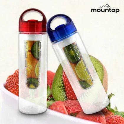 750ml VOSS Style Mineral Water Glass Bottle with Screw Plastic Cap