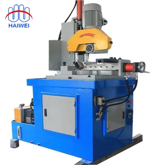 HAIWEI Hot Sale Semi-Automatic 350 4KW Water Saw Blade Pipe Cold Cutting Machine