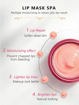 Natural Vegan Lip Care: Strawberry & Coconut Organic Lip Mask