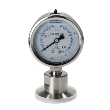 China Manufacturer Clamp Connect Diaphragm Seal Pressure Gauge
