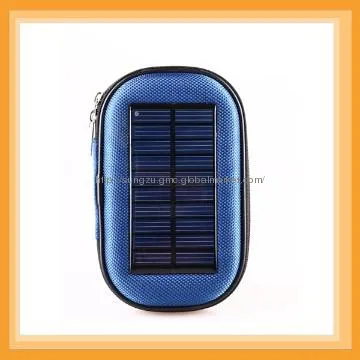 Portable external battery solar charge bag