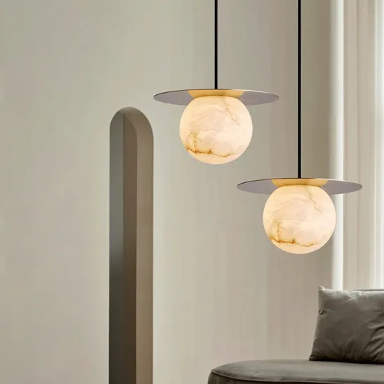 European Style Modern Simple LED Pendant Lights for Bedroom and Staircase