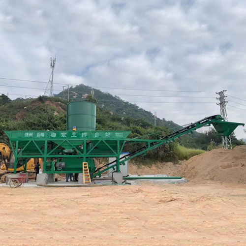 Concrete Machinery 300t/hour Stabilized Soil Batching Plant