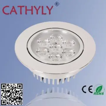 Cathyly_7w_Aluminum LED Down Light ( Shiny  finish),Swivel Type