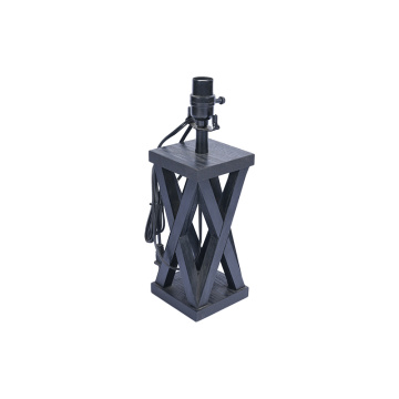 Solid Wood Table Lamp Base Natural Finish