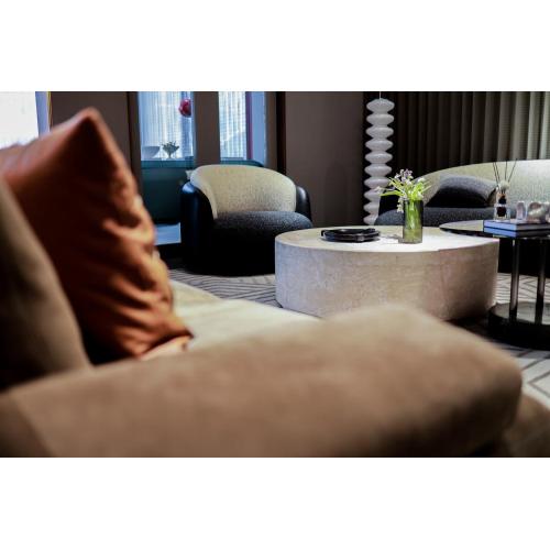 Silla de sofá de tela Muebles modernos de la sala de estar de 1 plaza