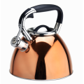 Stainless steel stovetop whistling copper coffee tea kettle