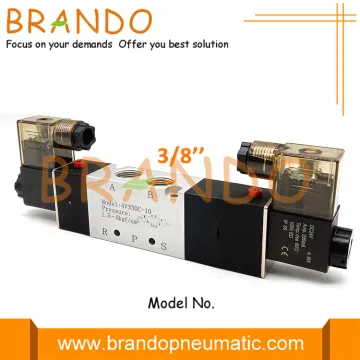 3/8'' 4V330C-10 5/3 Way Pneumatic Air Control Valve