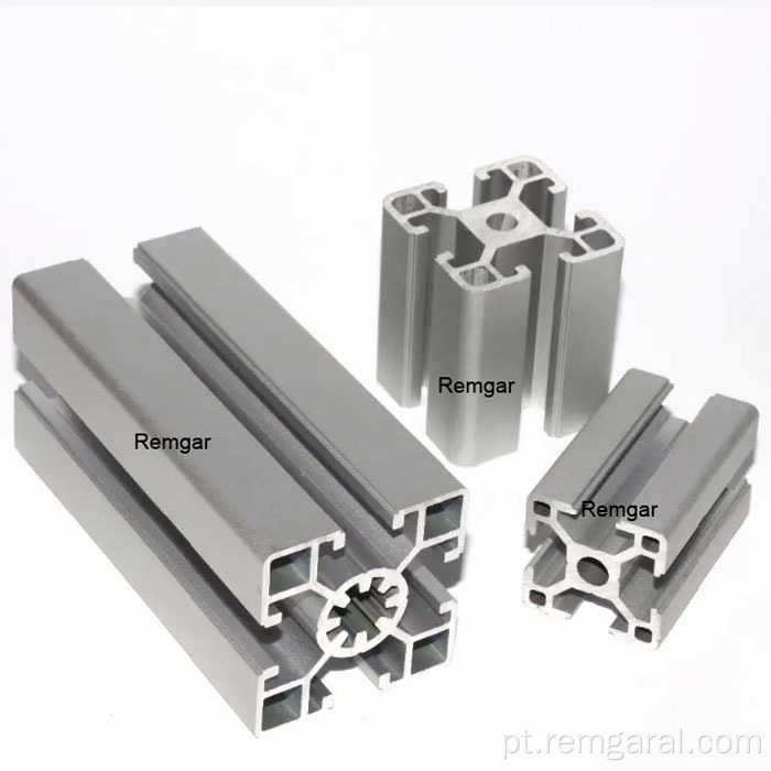 Perfil de estrutura de alumínio de extrusão personalizado