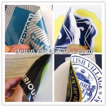 Double side decal and sticker