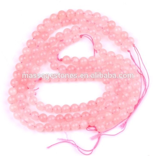 Natural pink rose quartz 6mm loose gems beads