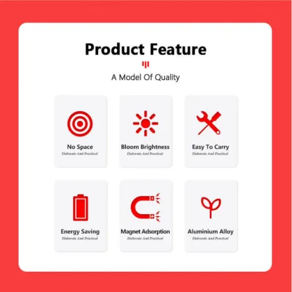 LED Red Triangle Emergency Warning Lamp