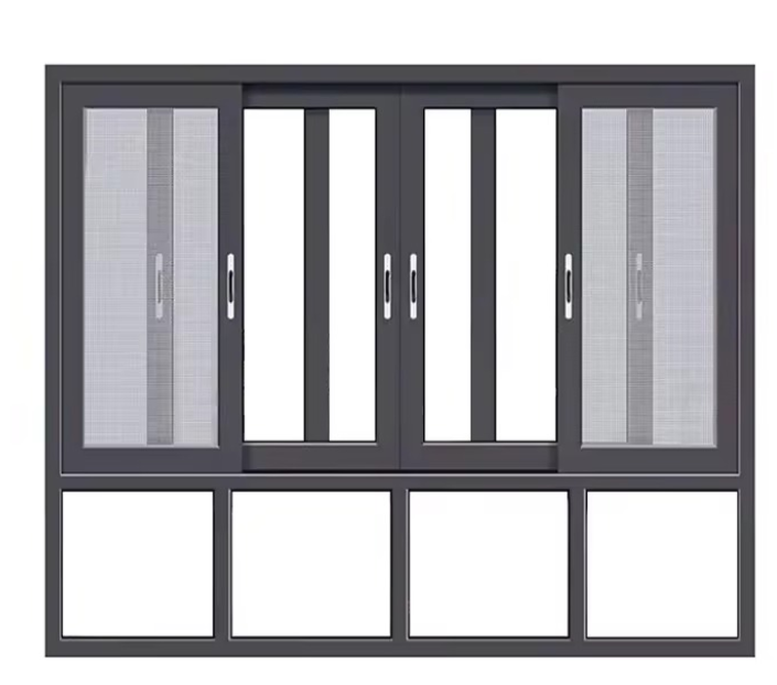 Aluminum sliding windows