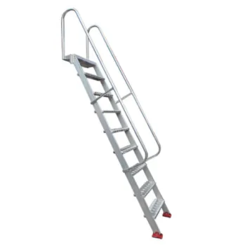 Professional Aluminum Fabrication Ladder for Industrial Use