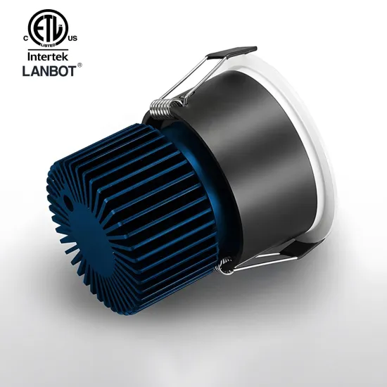 ETL Certified 3 to 4 Inch Fireproof Slim Downlights: Aluminium Recessed Fire Rated Pot Lights with Integrated Driver