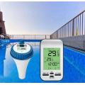 solar power digital swimming pool floating thermometer