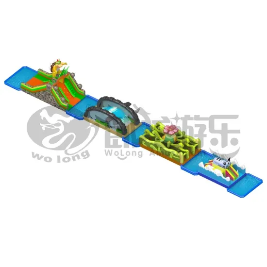 Hot selling inflatable obstacle course