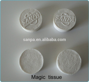 Cheap Promotional Super Magic Compressed Facial Tissue