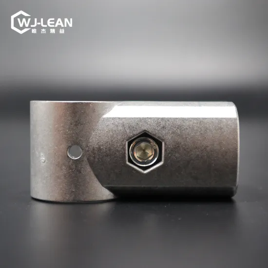 Screw Connection Aluminum Joint Aluminum Pipe Fittings For Lean Pipe And Aluminum Pipe