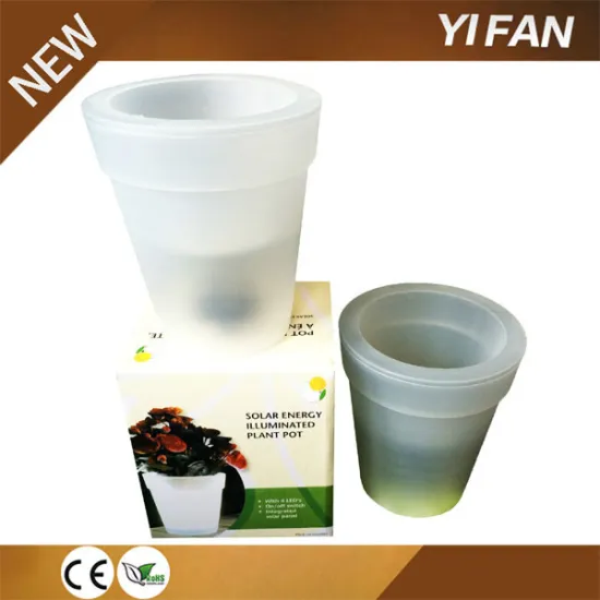 Hot selling solar led flower pot light with low price