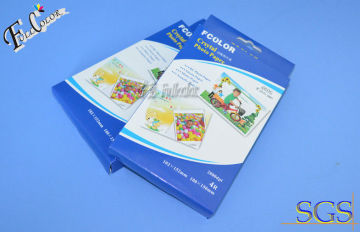 Pure White Water Resistant 4 * 6 260gsm Glossy Inkjet Photo Papers