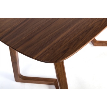 Classic Design Solid Walnut Wood Restaurant Dining Tables