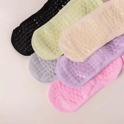 Grip Barefoot Non-Slip Custom Logo Yoga Ankle Socks