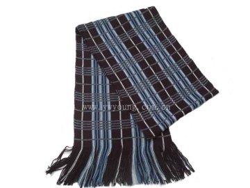 2016 New arrival warmth fashion men striped knit scarf
