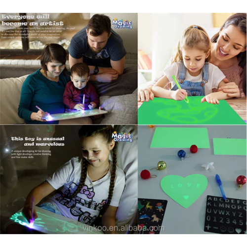 Suron Fluorescent Drawing Board With Light Tablets Painting