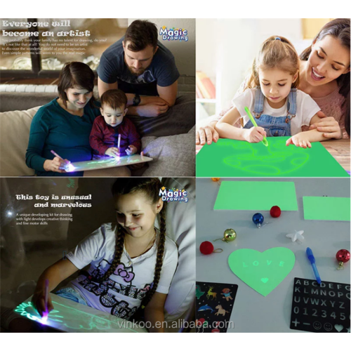 Suron Fluorescent Drawing Board Kids Magic Draw Γράφοντας