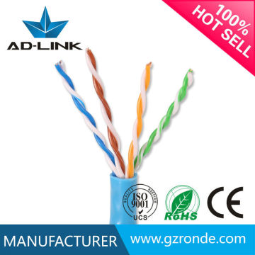 Hot china products Solid copper conductor 1000Base-Gigabit Ethernet utp cat5e 4 pairs