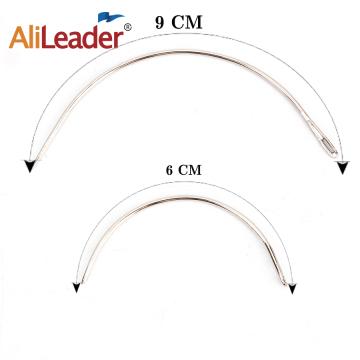AliLeader Wholesale Hair Weaving Curved Needle Hand Sewing C Shape Needle For Wig Making