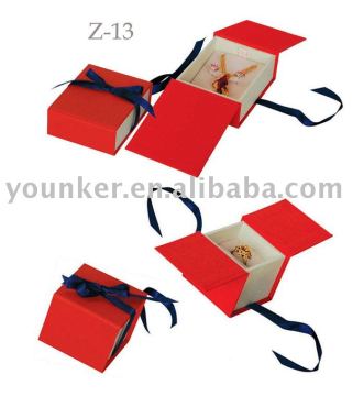 Fashion Cardboard Girls Jewelry Box & Gift Box For Ring & NecklacePacking