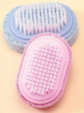 PUB-20A Nail brush with pumice stone