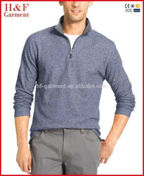 100% polyester cheap mens fleece quarter zip pullover