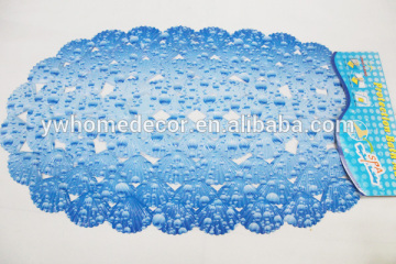 Cheap price suction cup PVC shell bathroom mats