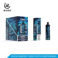 폐 루피 vape Ruok Energy 5000 퍼프 일회용 vape