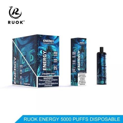 Disposaple Vape Ruok Energy 5000 Puffs Vape desechable